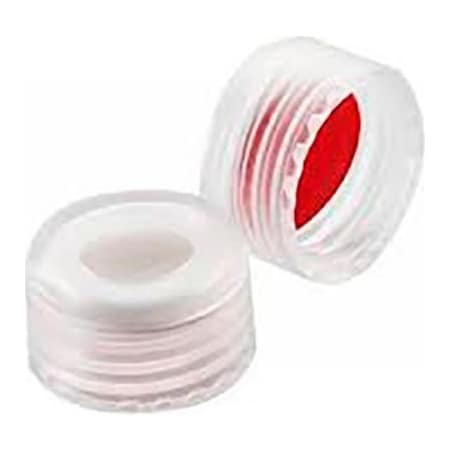 Cp Lab Safety. Wheaton ABC 9mm Open Top Screw Caps, PTFE/Silicone, Slit, Case of 1000 W225338-08